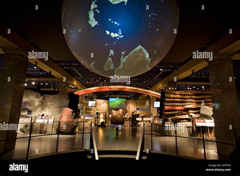 Gottesman Hall of Planet Earth, Rose Center, Hayden Planetarium, Museum of Natural History ...