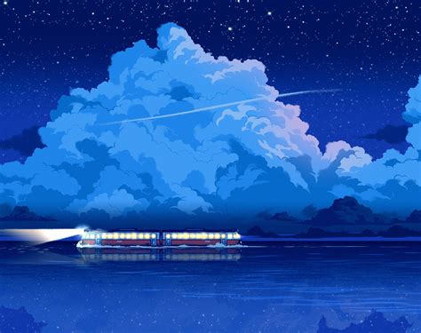 anime, clouds, sky, train, vehicle, Spirited Away | 2848x2256 Wallpaper ...