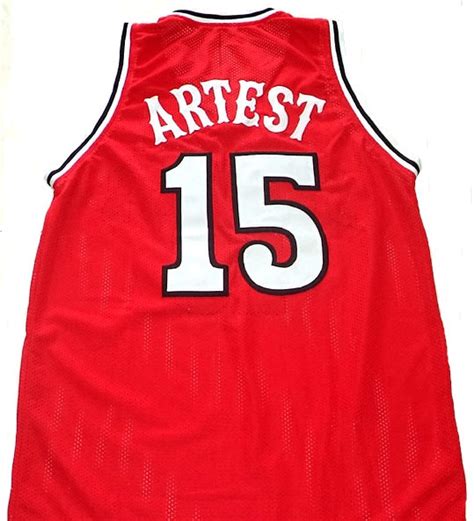 Ron Artest St. Johns University Redmen Basketball Jersey – Best Sports ...