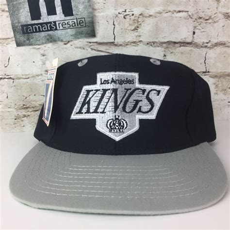 Vintage NWT LA Kings Los Angeles Snapback Hat Cap NHL Hockey Logo 7 Rare | eBay | Mens hats for ...