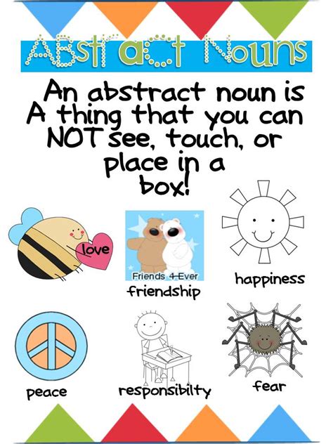 Concrete And Abstract Nouns Activities For 1St - nixreports