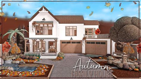 BLOXBURG: Autumn Cozy Family Home | house build 🍂 - YouTube