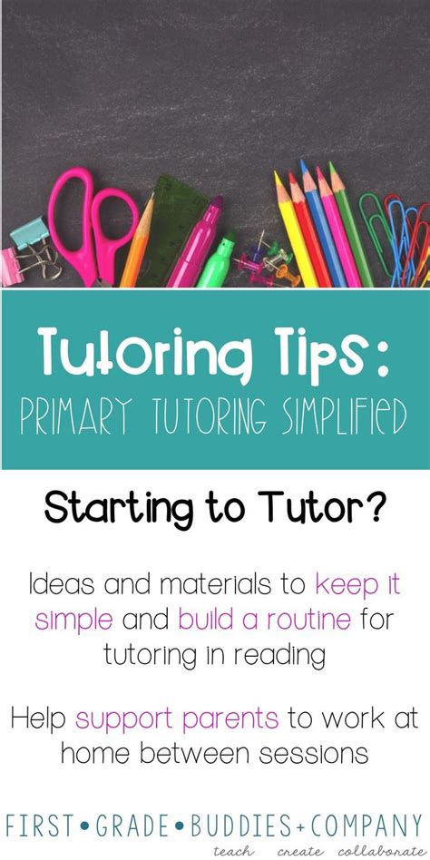 Tutoring Tips: Primary Tutoring Simplified | Reading tutoring, Tutoring business, Tutoring activity