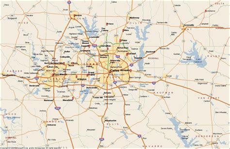 Map Of Dfw Metroplex - Map Dfw Metroplex (Texas - Usa) - Printable Map Of Dfw Metroplex ...