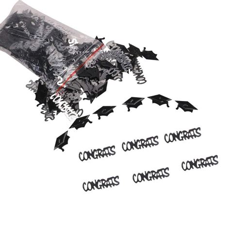 Graduation Confetti Set Congrats and Graduation Hat Confetti-3pack - C7183M306RY | Graduation ...