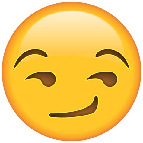 Smirk Face Emoji | Emoji, Emoji stickers, Emoticon