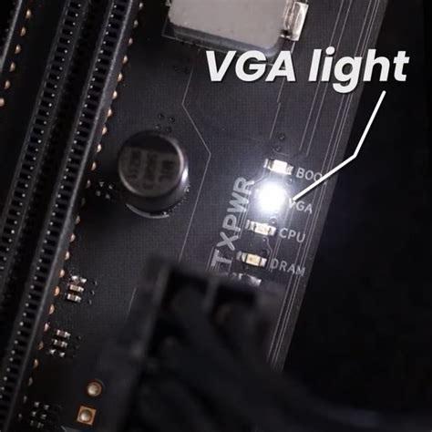 White VGA Light On Motherboard [SOLVED] - Tech4Gamers