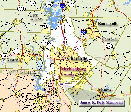 Mecklenburg County Map