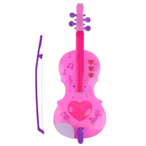 Musical Instrument Violin Toy 4 Strings Music Electric Violin Kids Musical Interest Training ...