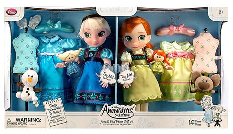 Disney Frozen Animators Collection Anna Elsa Deluxe 16 Doll 2-Pack - ToyWiz