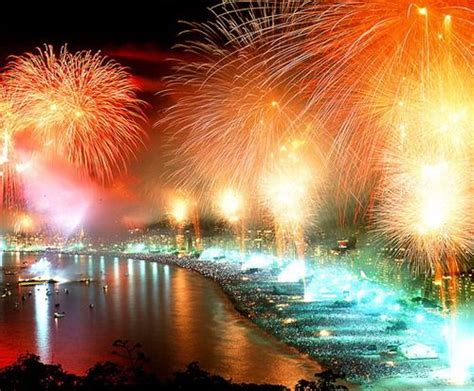 New Years Eve Celebrations - Copacabana Beach, Rio de Janeiro, Brazil ...