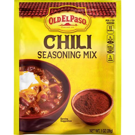 Chili Seasoning Mix - Products - Old El Paso