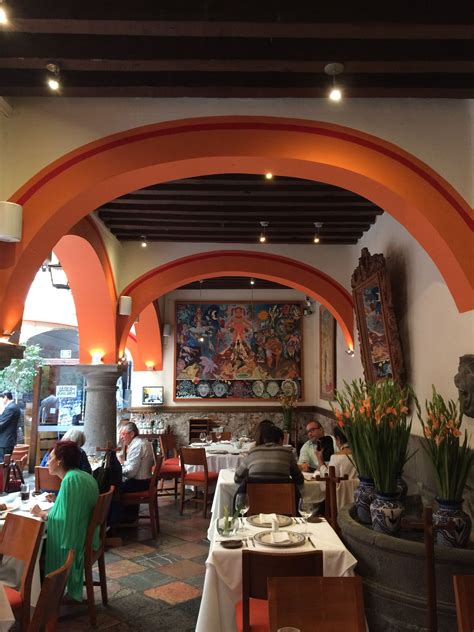 Interior of El Mural de los Poblanos, a local restaurant in the ...