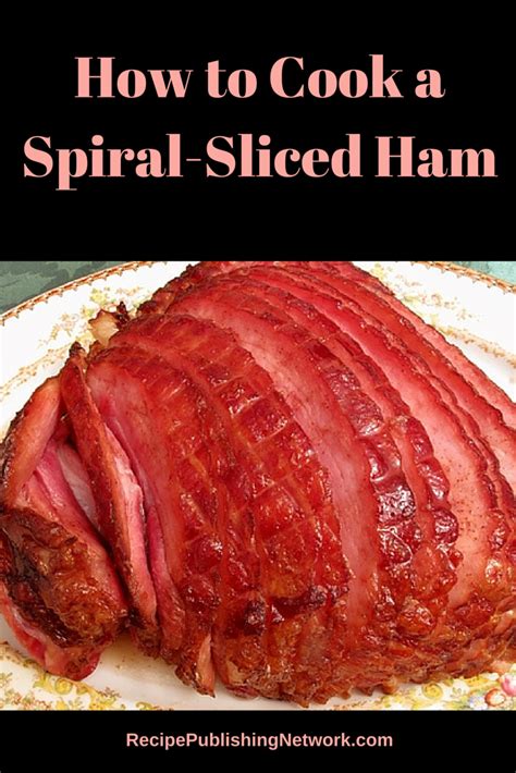 Spiral hams are usually already cooked, so they just need to be ...