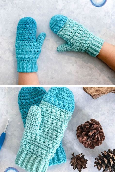 Simplest Super Easy Mittens Pattern Ever You Can Knit Or Crochet in 2020 | Mittens pattern ...