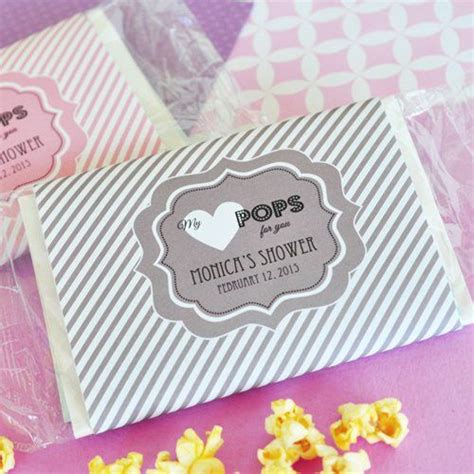 Personalized Bridal Microwave Popcorn Bags