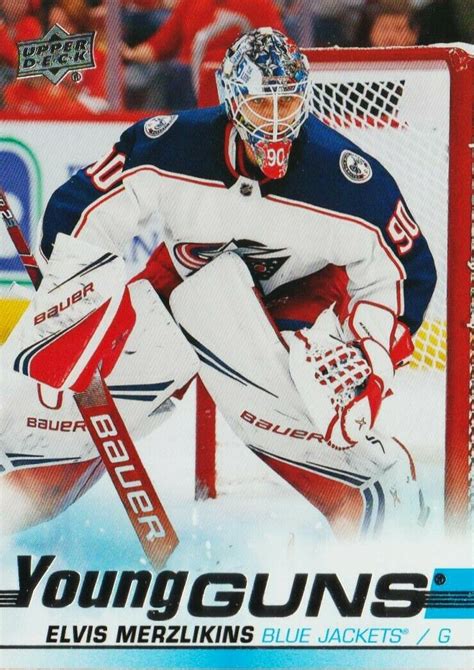 Future Watch: Elvis Merzlikins Rookie Hockey Cards, Blue Jackets