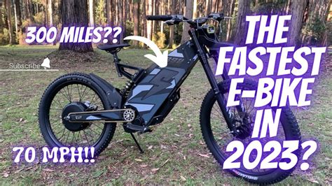 5 Fastest Electric Bikes 2023: Highest Speed Ebikes In The World! - YouTube