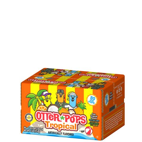 Assorted Flavors and Sizes of Otter Pops Ice Pops | Otter Pops