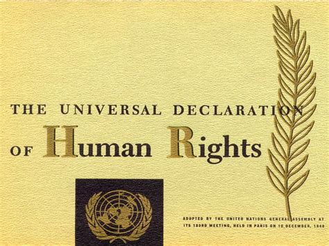 Universal declaration of human rights | Human rights | Important Subjects