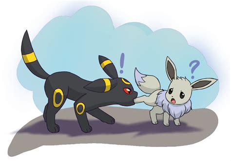 Umbreon And Eevee by heilix on DeviantArt