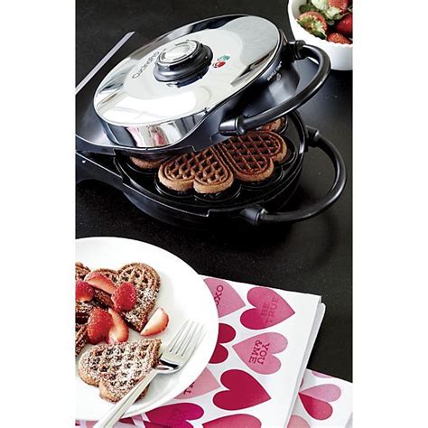 CucinaPro Heart Shaped Waffle Maker | Waffle maker, Heart shaped waffle maker, Waffles maker