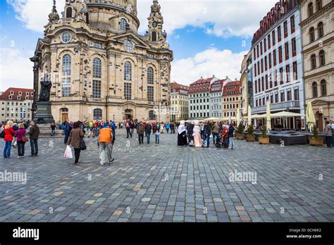 The old town city center of Dresden; Dresden, Germany Stock Photo - Alamy