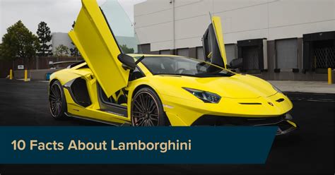 10 Facts About Lamborghini - Dorsia Finance