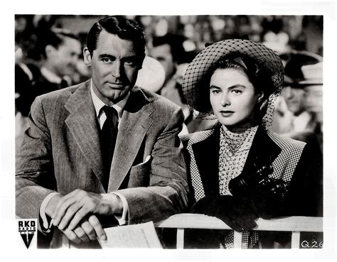 Cary Grant and Ingrid Bergman in Notorious (1946) | Cary grant, Ingrid ...