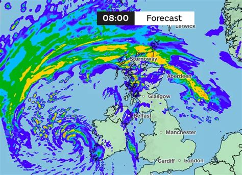 Storm Kathleen tracker: Met Office weather maps show when and where UK will be hit by strong ...