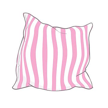 Artistic Vector Sketch Of Isolated White Bed Pillow Vector, Scribble ...