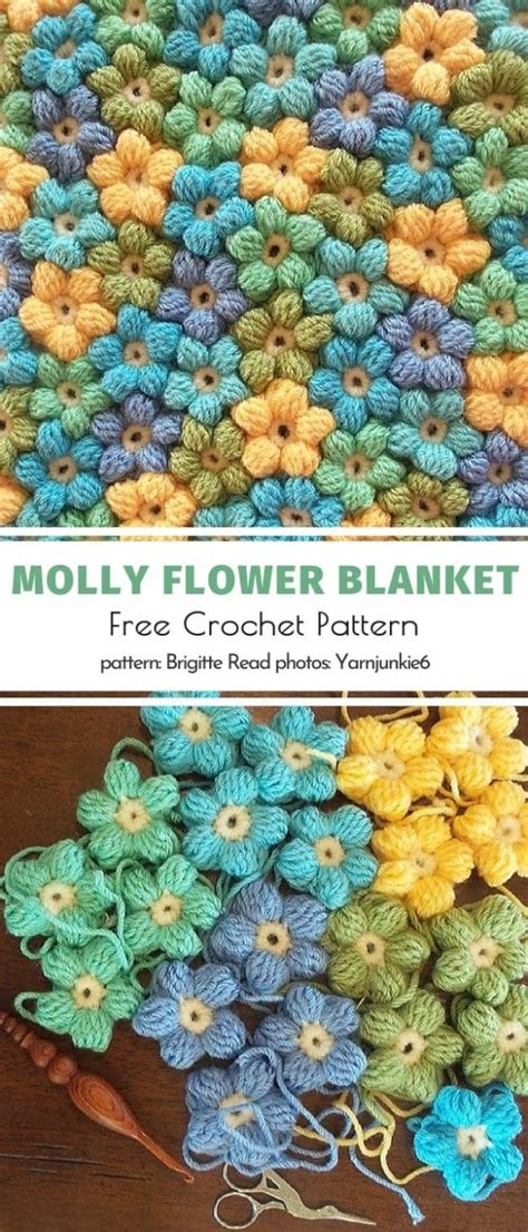 Puff Stitch Flower Crochet Projects & Free Patterns - Your Crochet