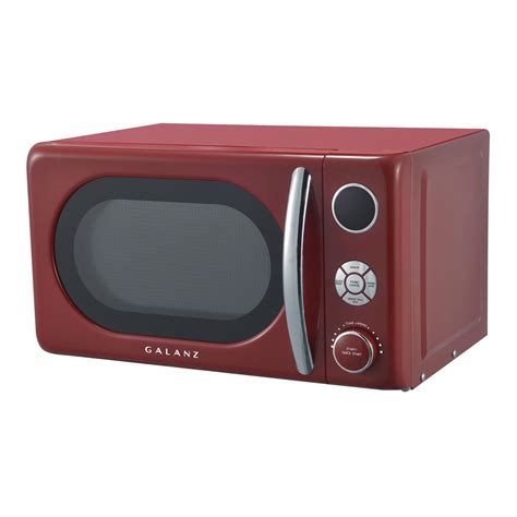 Galanz Retro Style 0.7 cu. ft. Microwave Oven in Red | MrOrganic Store