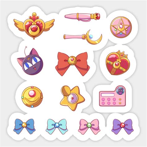 Sailor Moon Stickers - Sailor Moon - Sticker | TeePublic