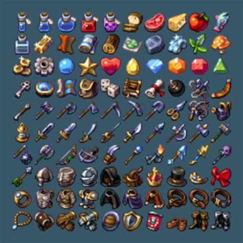 Massive Style Update! - Pixel Fantasy RPG Icons 24x24 by Thomas ...