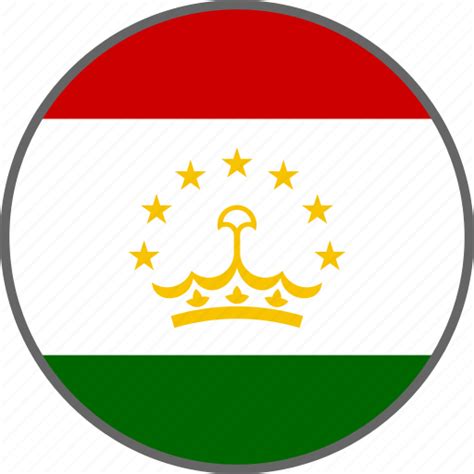 Country, flag, tajikistan icon