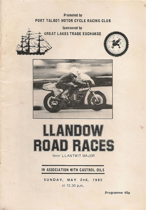 Llandow Circuit | The Motor Racing Programme Covers Project