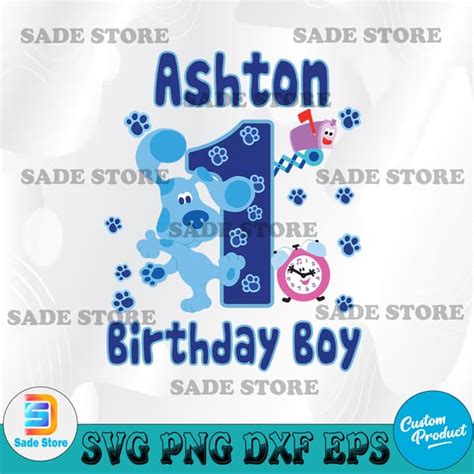 Personalized name Birthday svg, Blues Clues Birthday Girl Ag - Inspire ...