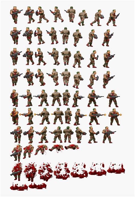 Doomguy Sprite Sheet