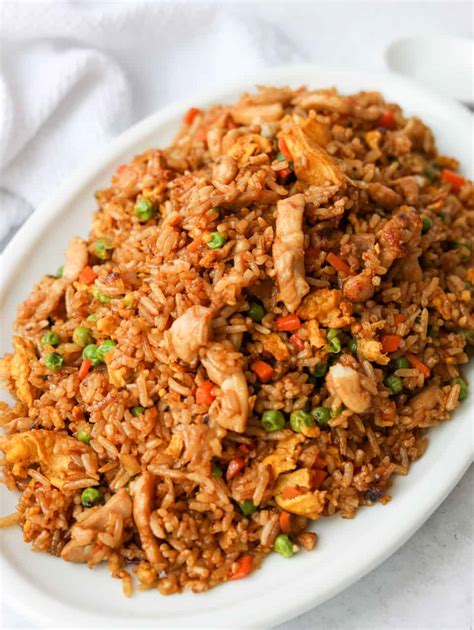 Quick & Easy Chinese Chicken Fried Rice - Christie at Home