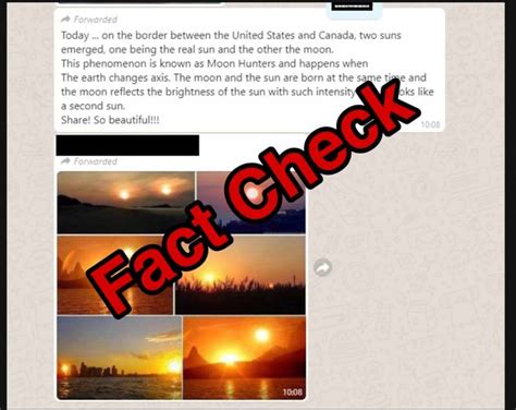 Fact Check: Pictures showing two suns in the sky are false