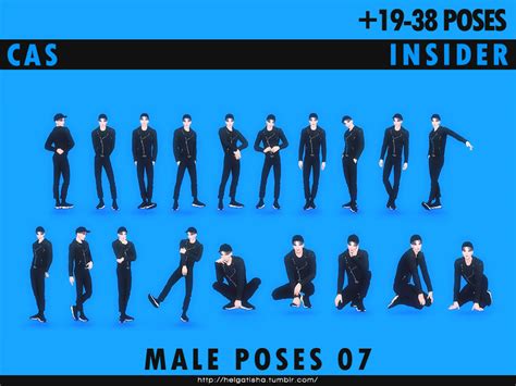 The Sims Resource - Male poses 07 - CAS Insider