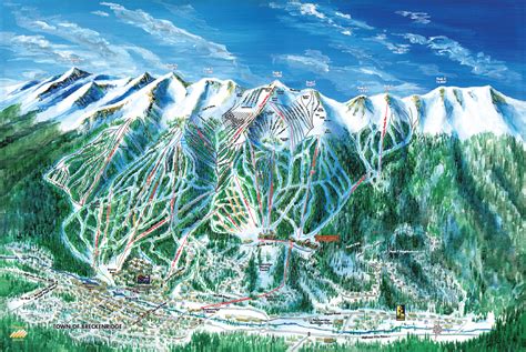 Breckenridge Ski Trail Map Artist Kevin Mastin