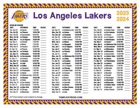 Lakers Schedule 2024 2025 Dates - Matti Shelley