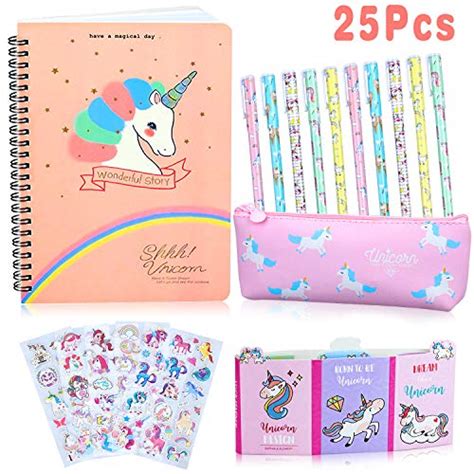 Unicorn Stationery Set for Girls | 25 Pieces | Perfect For School – All ...