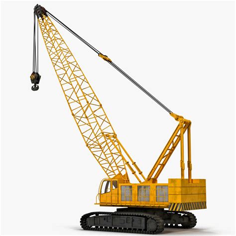 3d crawler crane