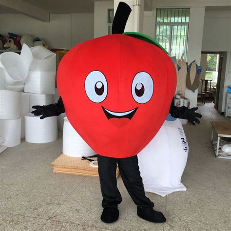 2018 Advertising Apple Fruit Mascot Costume Festival Fancy dress Adults Size Hot (eBay Link ...