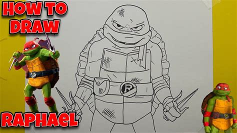 How To Draw Raphael | TMNT : Mutant Mayhem #drawing #tmnt - YouTube