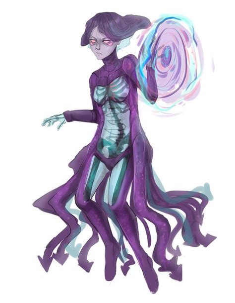 Humanization subnautica /Warper by Nyampi | Fantasy character design ...