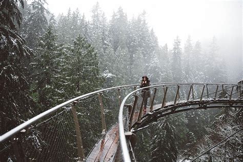 Capilano Suspension Bridge in the Winter & Canyon Lights Festival - xoxoBella